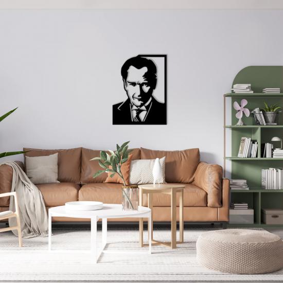 Ataturk Metal Wall Art 1010 | Home Decoration | Wall Painting | Monge Design | Free Shipping | Pay at the door