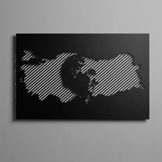 Atatürk ve Türkiye Haritası Metal Tablo | Ev Dekorasyon |  Duvar Tablosu | Monge Dizayn | Ücretsiz Kargo | Kapıda Ödeme