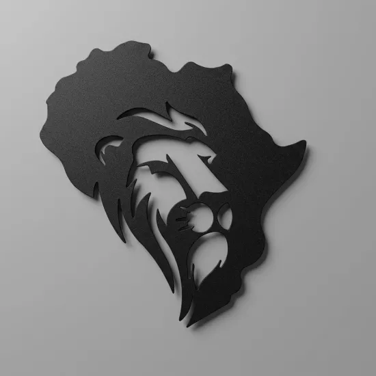 Aslan Metal Tablo | Ev Dekorasyon |  Duvar Tablosu | Monge Dizayn | Ücretsiz Kargo | Kapıda Ödeme