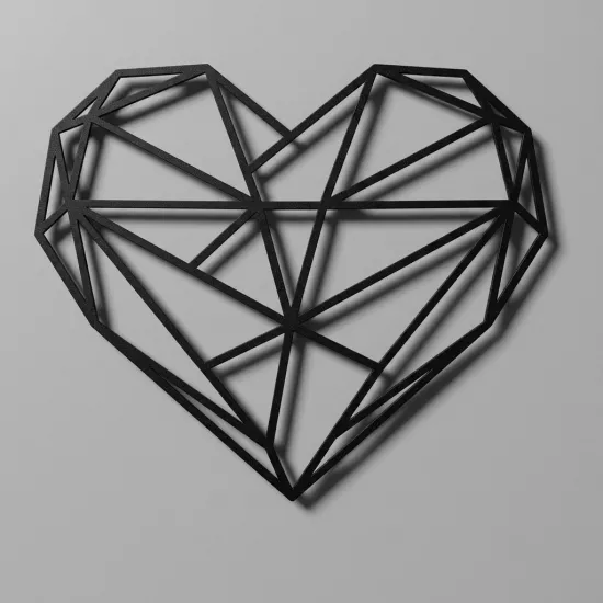 Heart Metal Wall Art | Home Decoration | Wall Painting | Monge Design | Free Shipping | Pay at the door