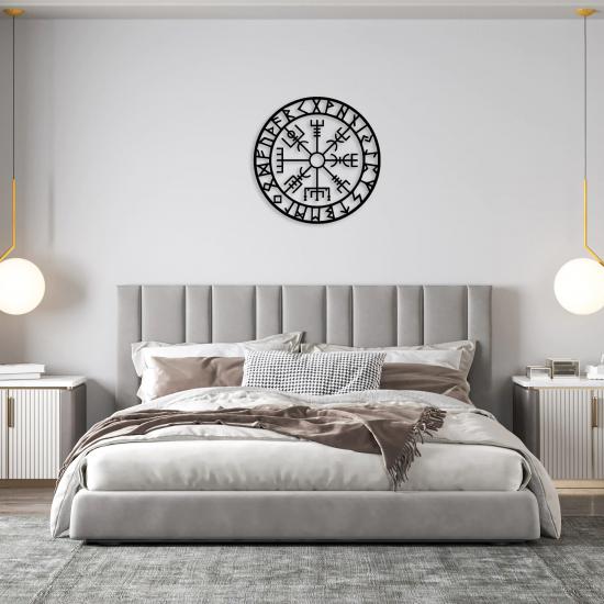 Compass Viking Metal Wall Art | Home Decoration | Wall Painting | Monge Design | Free Shipping | Pay at the door