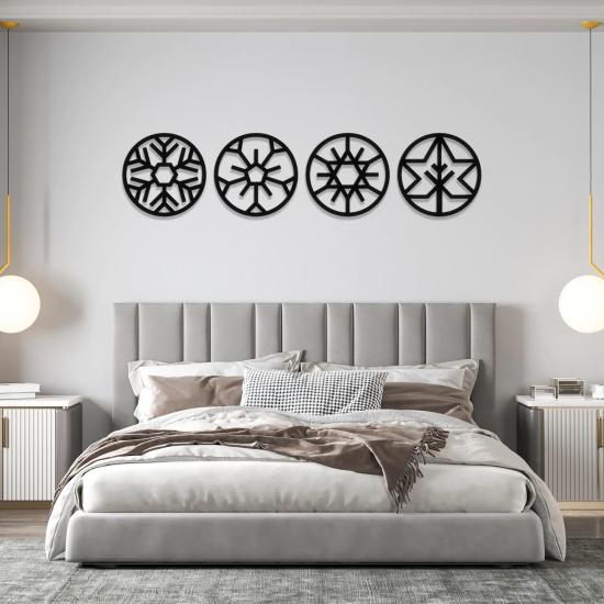4 Seasons Metal Wall Art  1081 | Home Decoration | Wall Painting | Monge Design | Free Shipping | Pay at the door
