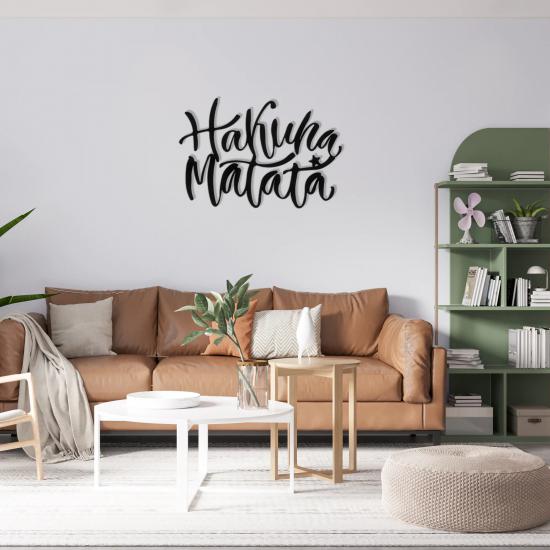 Hakuna Matata Metal Tablo | Ev Dekorasyon |  Duvar Tablosu | Monge Dizayn | Ücretsiz Kargo | Kapıda Ödeme