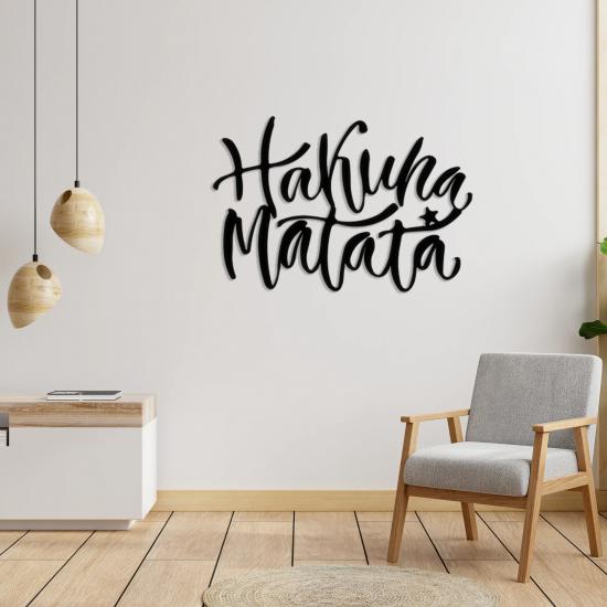 Hakuna Matata Metal Tablo | Ev Dekorasyon |  Duvar Tablosu | Monge Dizayn | Ücretsiz Kargo | Kapıda Ödeme