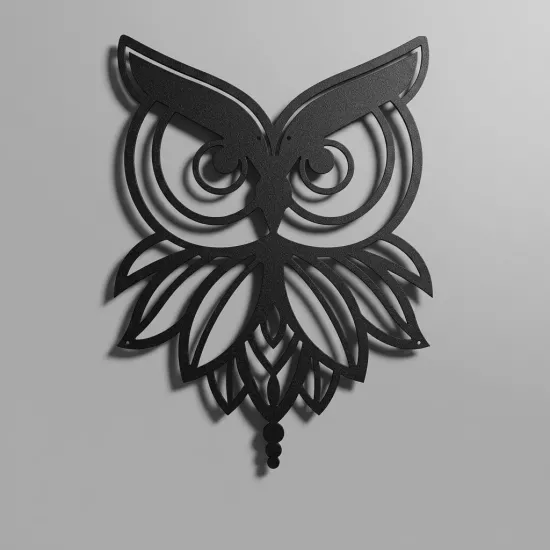 Owl 5 Metal Wall Art | Home Decoration | Wall Painting | Monge Design | Free Shipping | Pay at the door