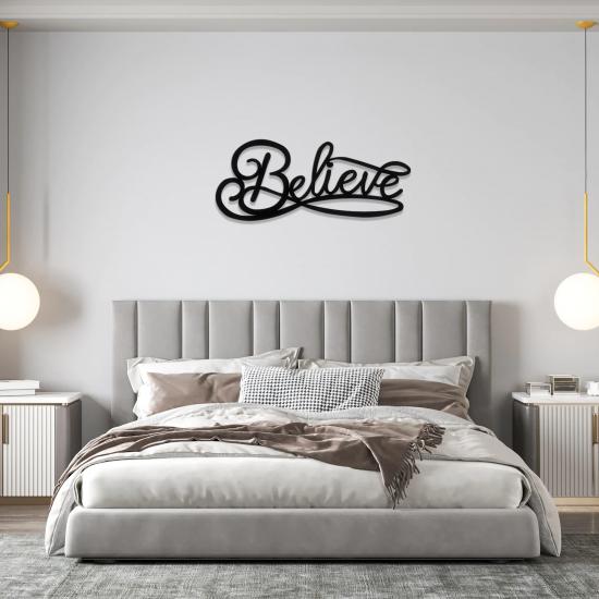Believe | Ev Dekorasyon |  Duvar Tablosu | Monge Dizayn | Ücretsiz Kargo | Kapıda Ödeme