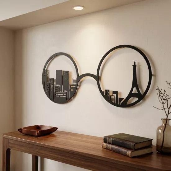 Eyfel Kulesi Paris Metal Tablo  - MONGE - METAL -TABLO  MONGE DİZAYN