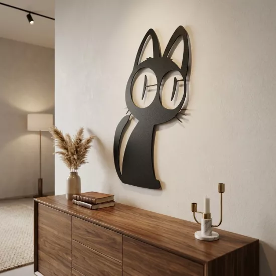 Kuroneko Trigun Metal Wall Art