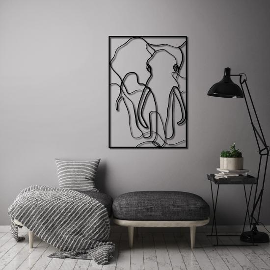 Elephant Metal Wall Art | Home Decoration | Wall Painting | Monge Design | Free Shipping | Pay at the door
