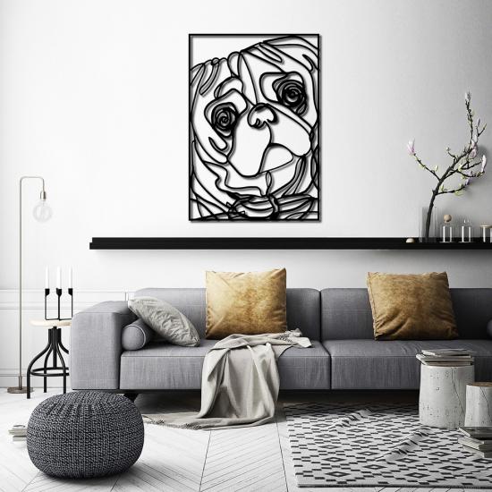 Pug Metal Wall Art | Home Decoration | Wall Painting | Monge Design | Free Shipping | Pay at the door