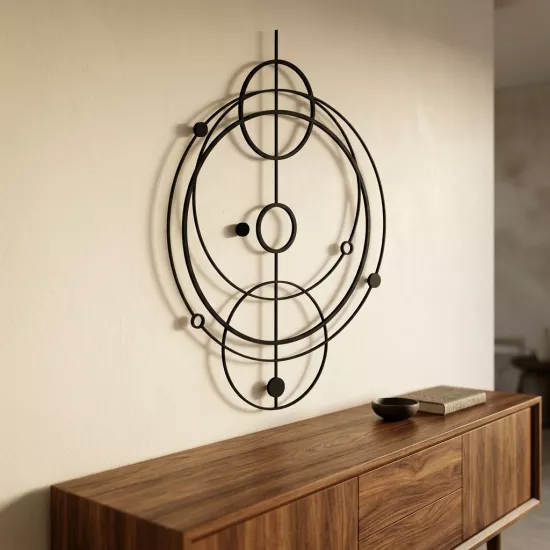 Modern Geometrik Duvar Sanatı ve Poster Tasarımı