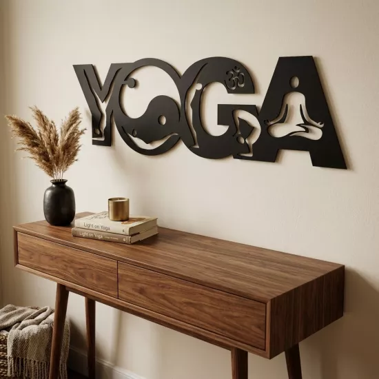 Modern Yoga Tasarımlı Duvar Dekoru | Zen ve Meditasyon Sanatı