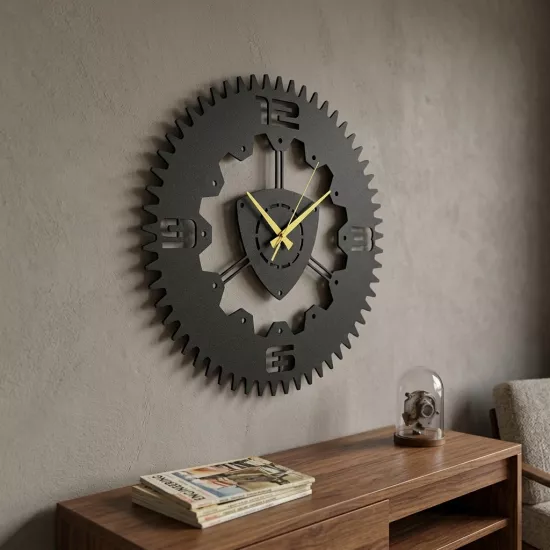 Rotary Metal Duvar Saati | Ev Dekorasyon |Duvar Saati | Monge Dizayn | Ücretsiz Kargo